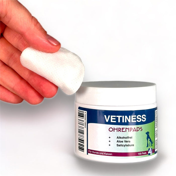 Vetiness Ohrenpads – einfache Entnahme, ein Pad pro Ohr
