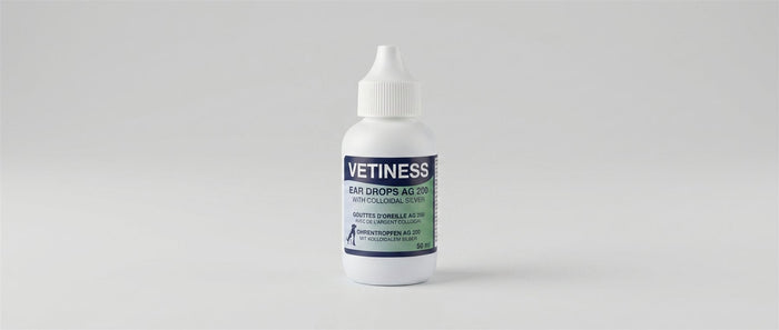 Vetiness Ohrentropfen AG 200 – Tropfflasche 50 ml für Hund und Katze