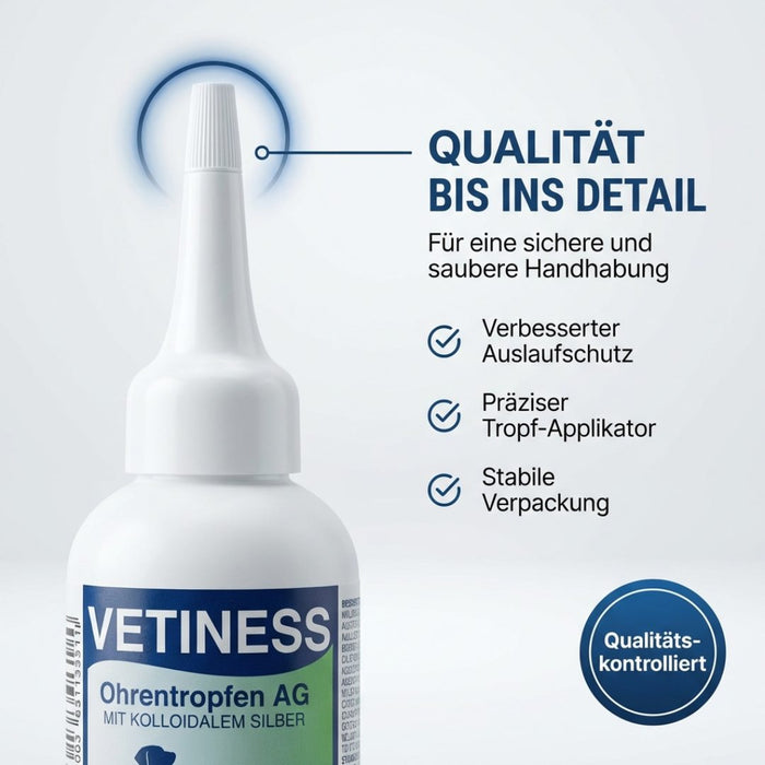 Vetiness Ohrentropfen AG – präziser Tropf-Applikator
