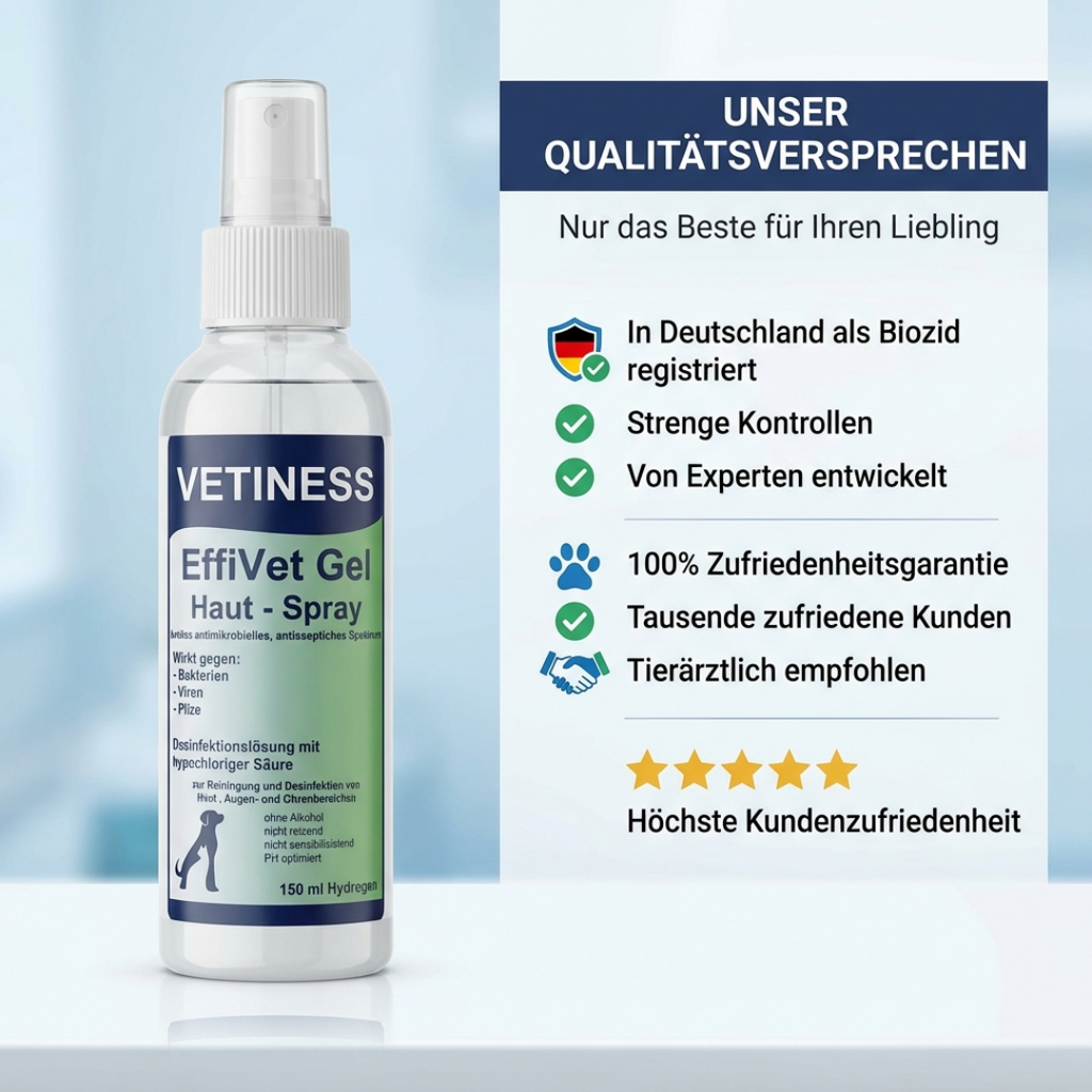 Vetiness EffiVet Gel Hautspray 150 ml