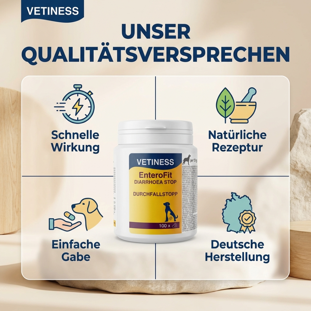 Vetiness EnteroFit Diarrhea Stop Capsules