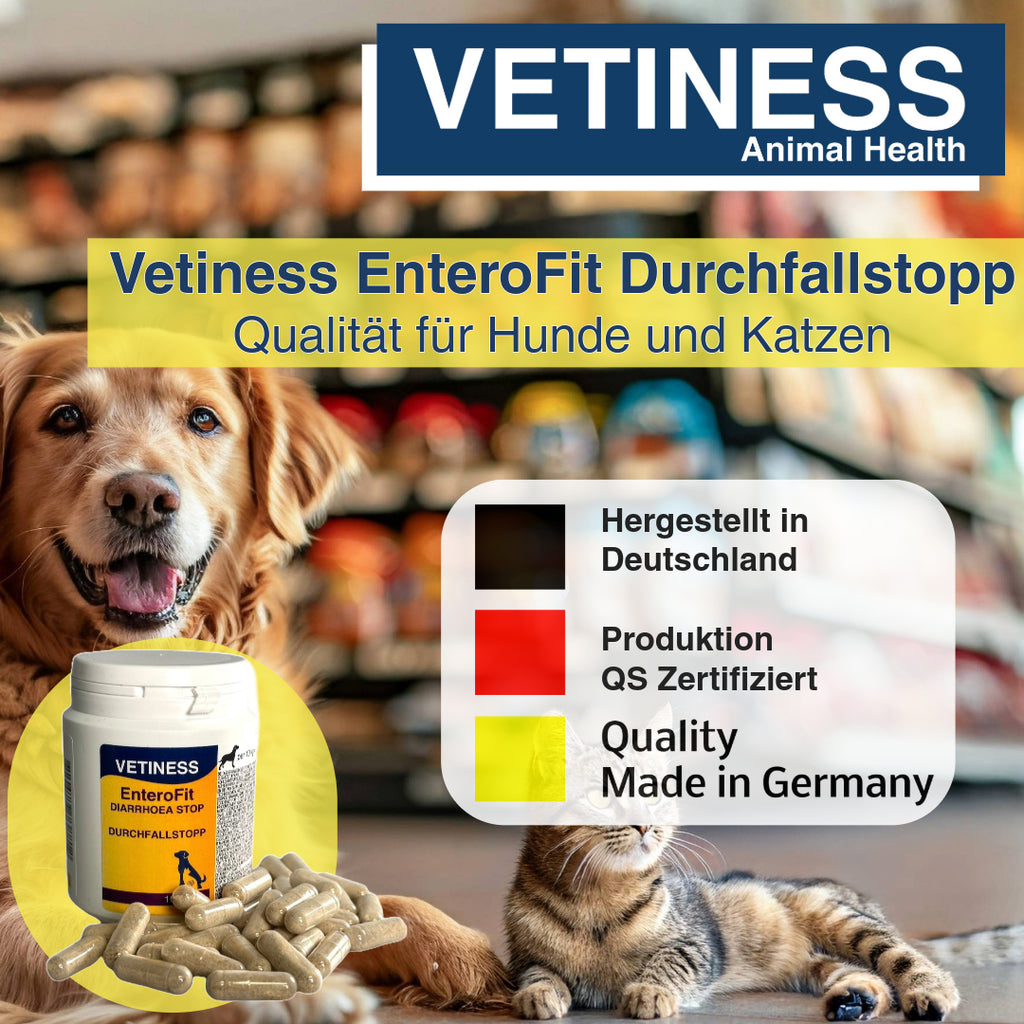 Vetiness EnteroFit Diarrhea Stop Capsules