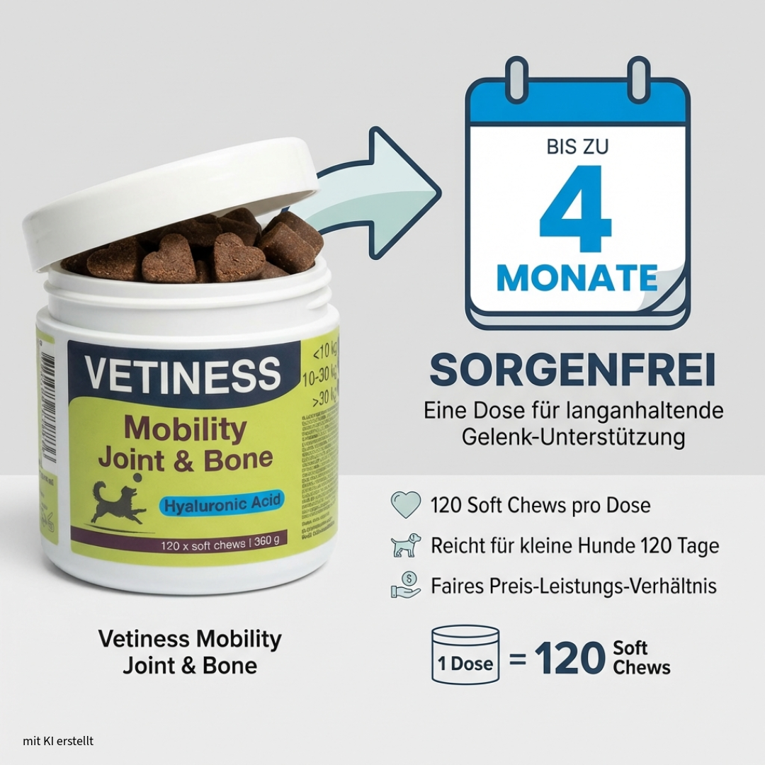 Vetiness Mobility Joint &amp; Bone HA shoft chew