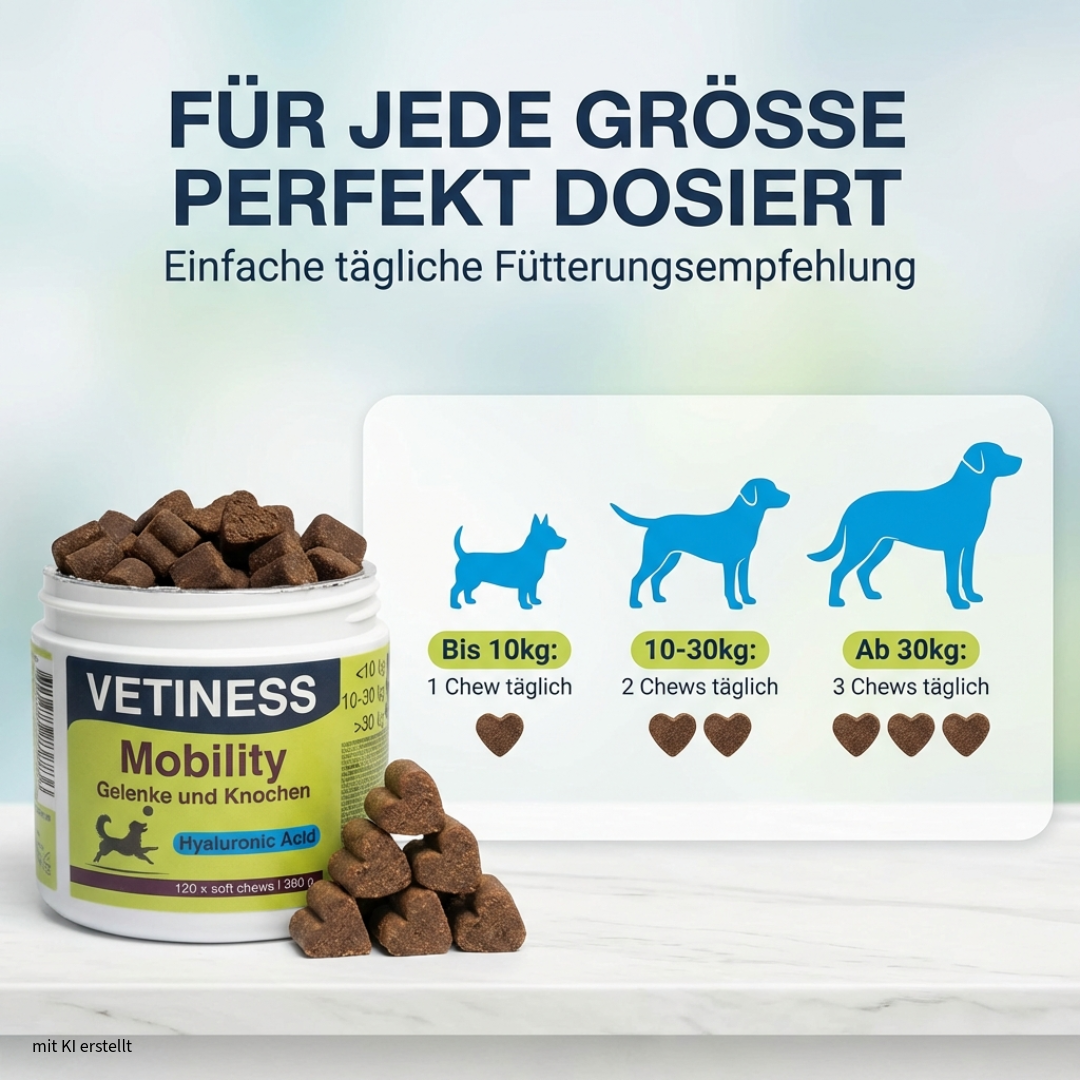 Vetiness Mobility Joint &amp; Bone HA shoft chew