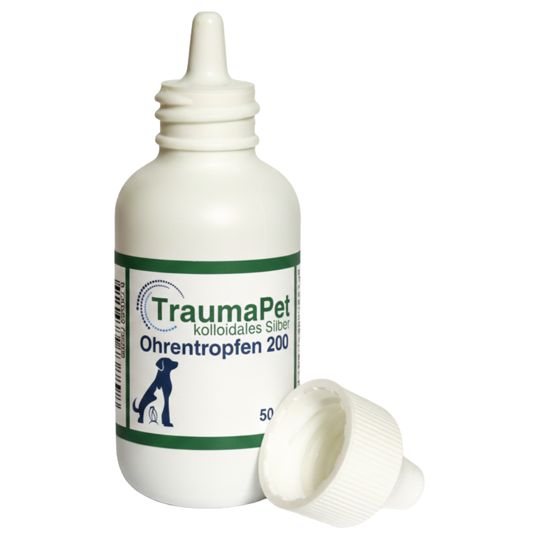 Ear drops with colloidal silver