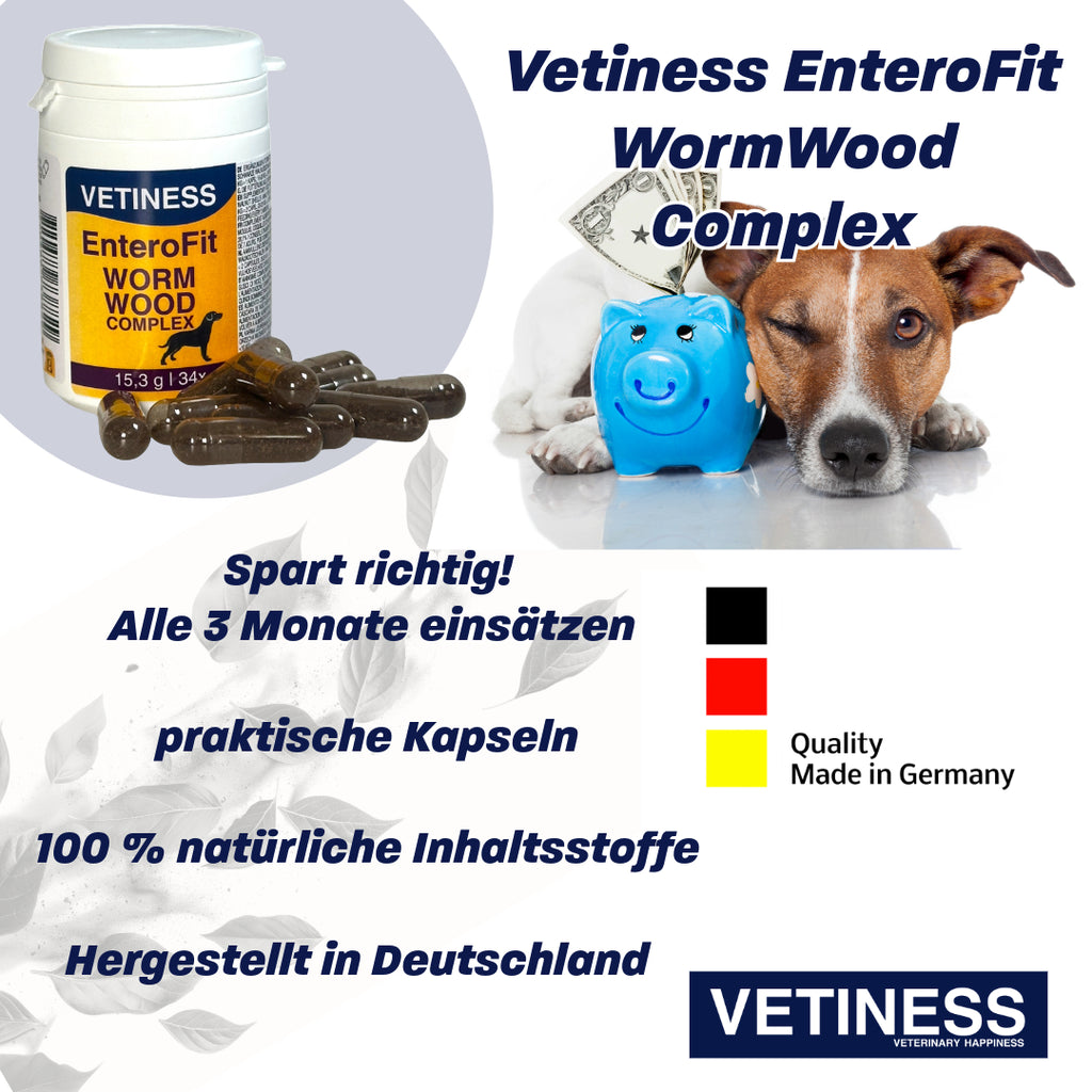 EnteroFit Wormwood Complex - for dogs - 34 capsules