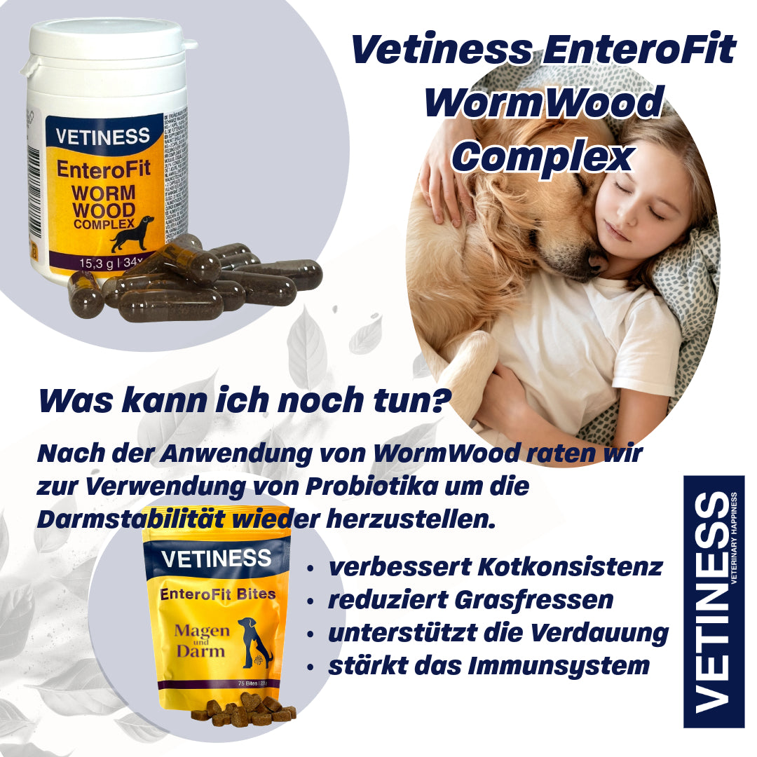 EnteroFit Wormwood Complex - for dogs - 34 capsules