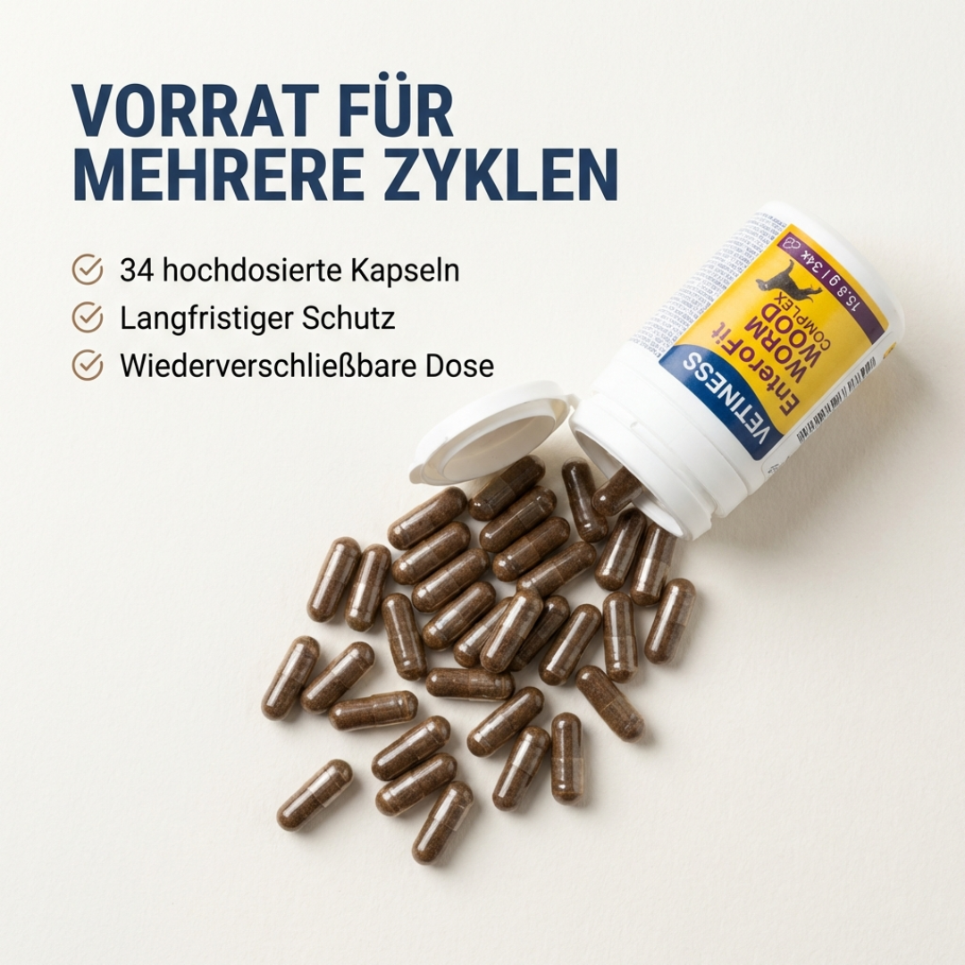 EnteroFit Wormwood Complex - for dogs - 34 capsules