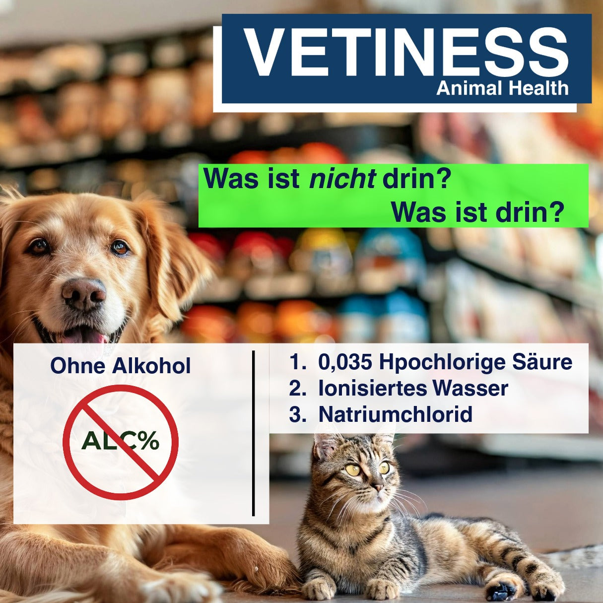 Vetiness EffiVet Gel Hautspray 150 ml