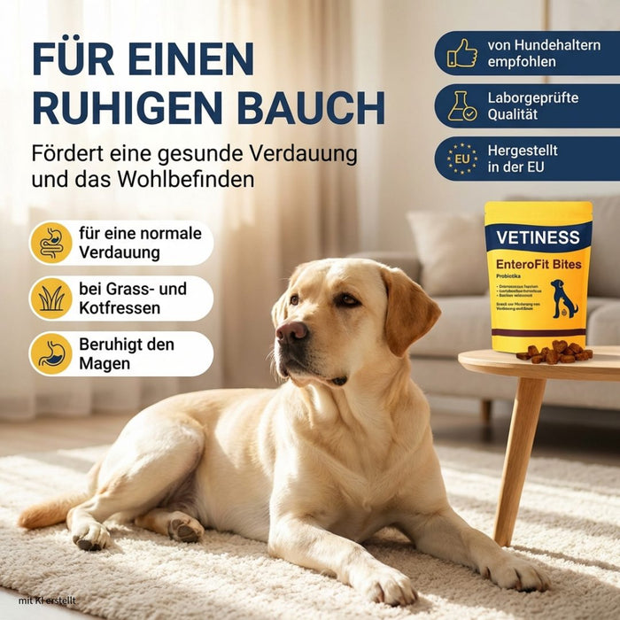 Vetiness EnteroFit Bites – für einen ruhigen Bauch und gesunde Verdauung