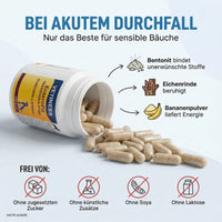 Vetiness EnteroFit Kapseln – mit Bentonit, Eichenrinde und Bananenpulver