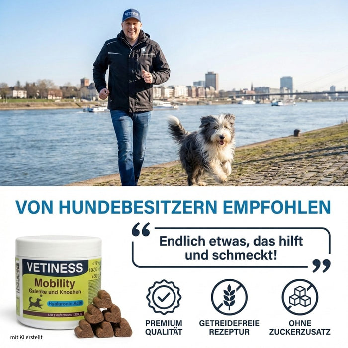 Vetiness Mobility – getreidefreie Rezeptur, ohne Zuckerzusatz