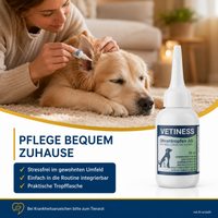 Vetiness Ohrentropfen AG – Ohrenpflege bequem zuhause